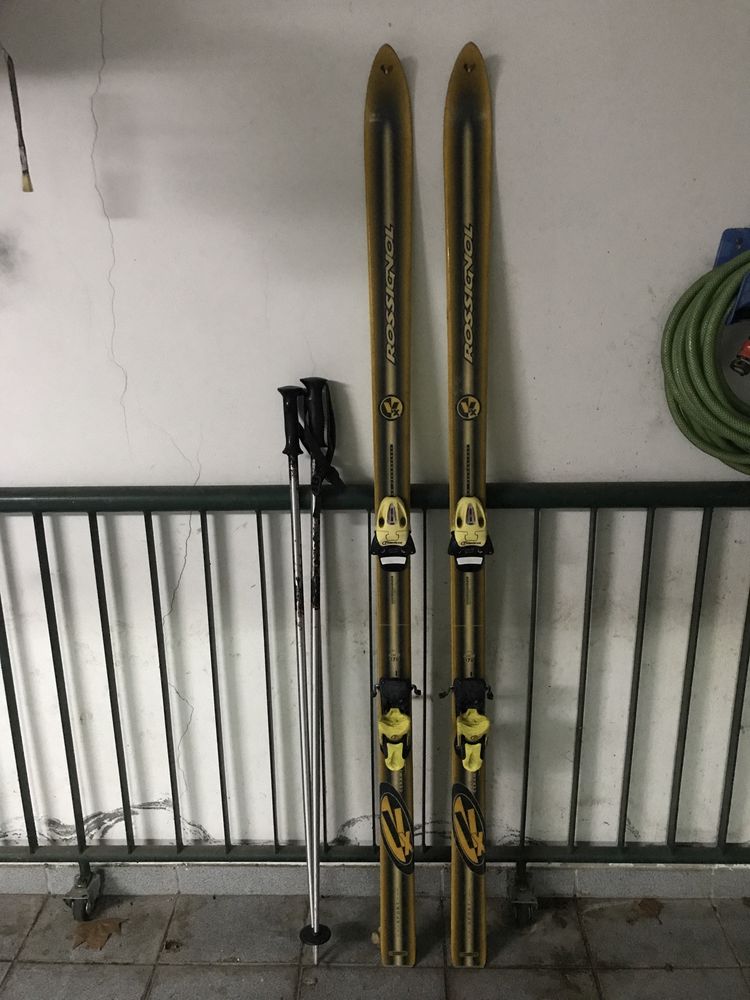 Skis Rossignol VX 178 e batons 120