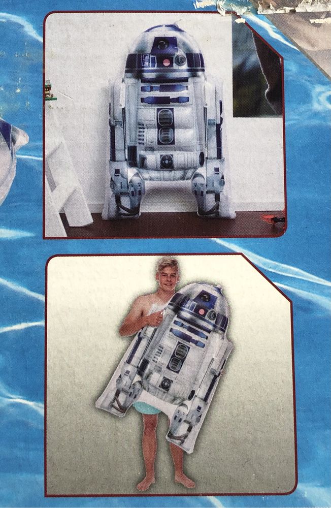 R2-D2 nadmuchiwany materac STAR WARS Idealny na wakacje lato