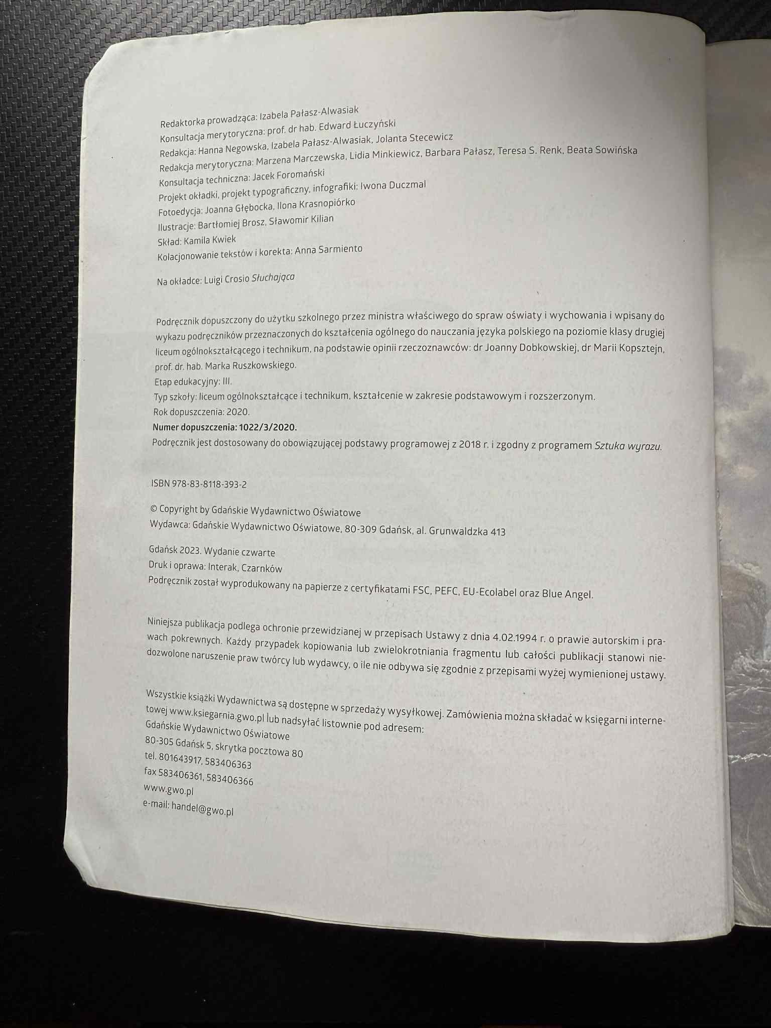 Sztuka wyrazu2, cześć 1 romantyzm . Podręcznik