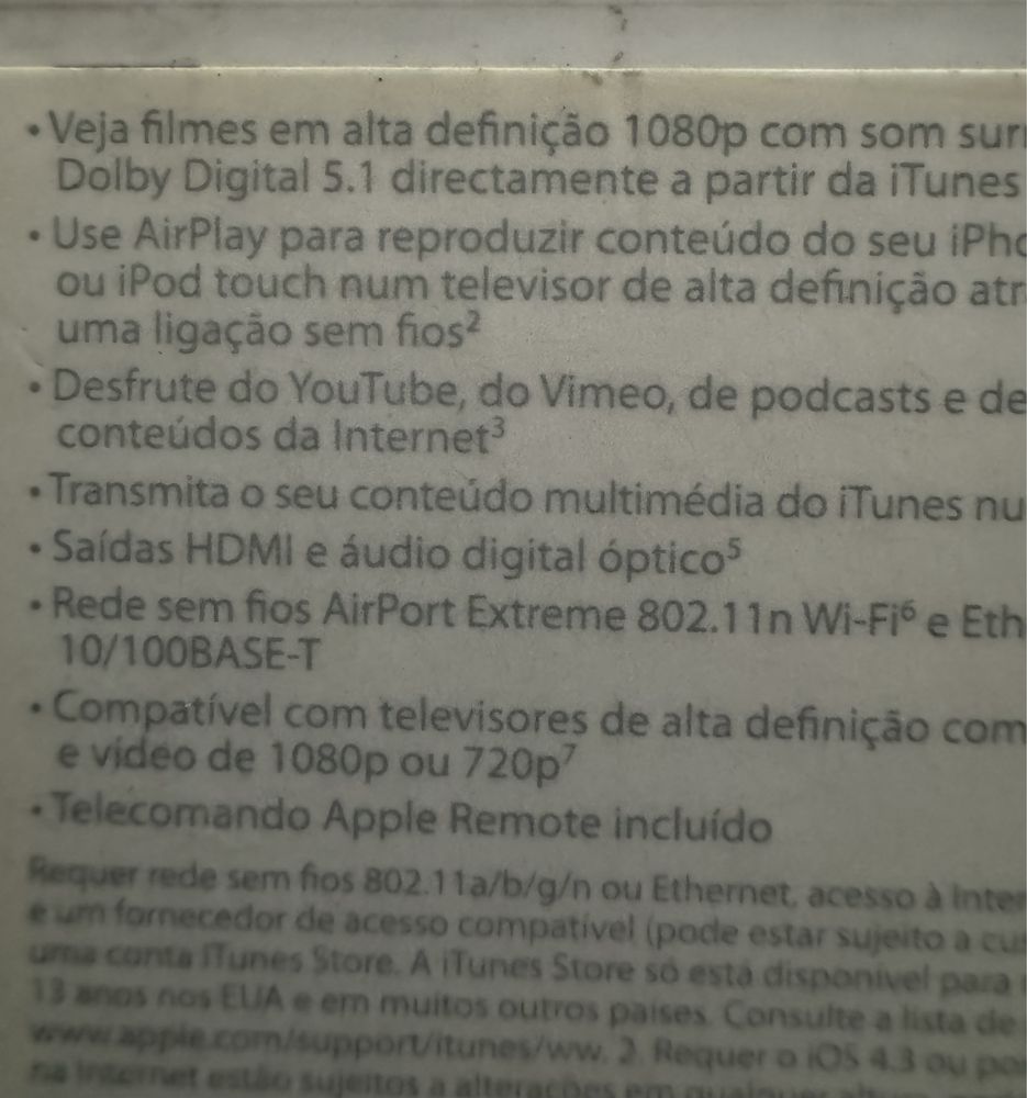 Apple tv 3ª geraçao