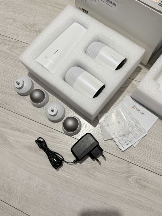 Ezviz BC1 zestaw 2x kamera bateryjna plus stacja wifi aplikacja