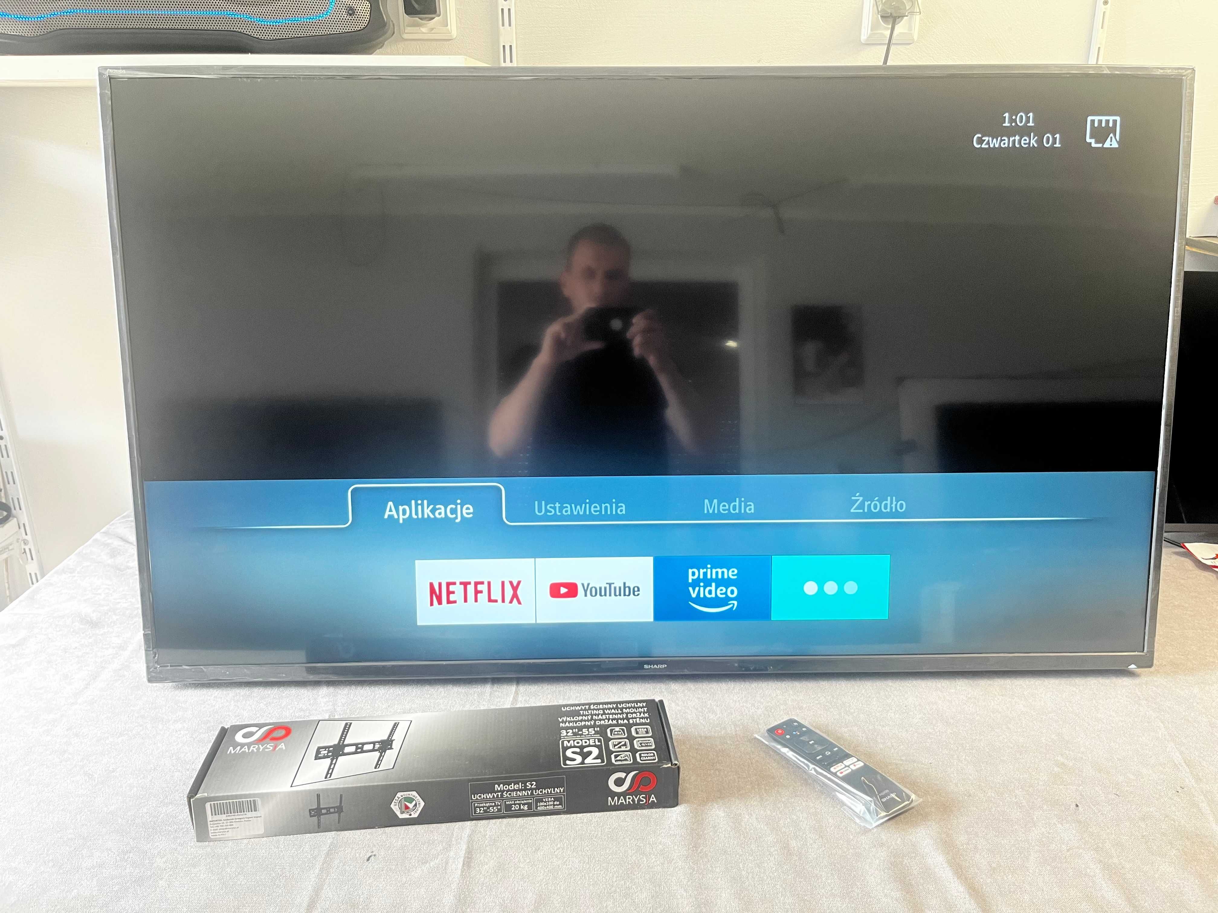 Telewizor SHARP Aquos 55 BJ2K 4K HDR Harman/Kardon Smart Uchwyt GRATIS
