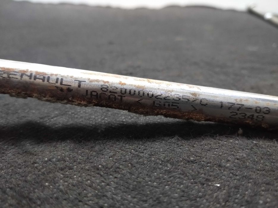 Laguna II Prawa prowadnica rurka linki hamulca