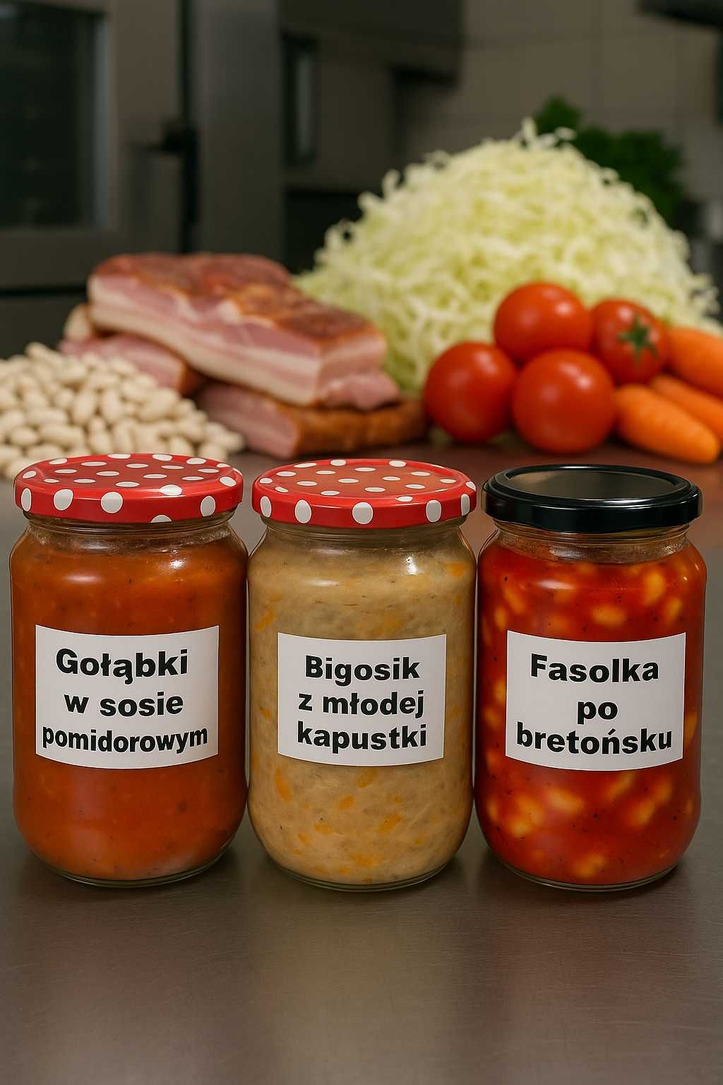 Słoiki - weki z obiadami domowymi w zestawie 10x0,9l z wysyłką termo