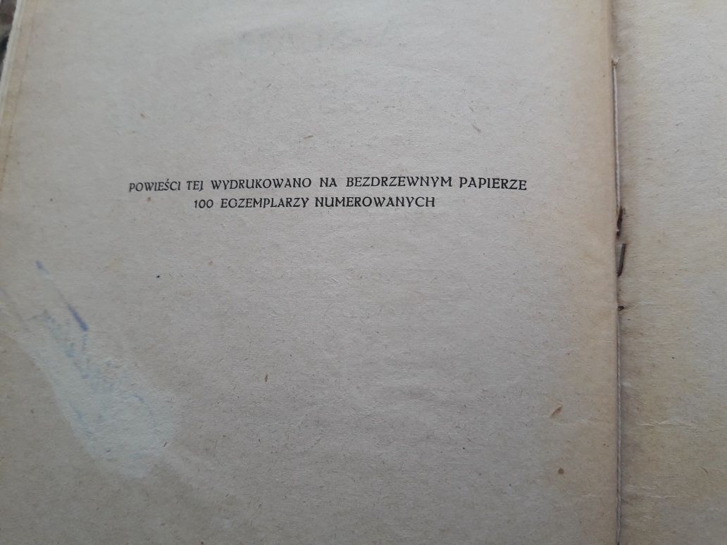 A ślad przyprószył śnieg * 1925 POZNAŃ * 100 egzemplarzy !! Unikat