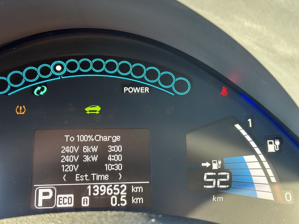 Nissan Leaf 2013р. 11/12 поділок 24kwh батарея з Норвегії