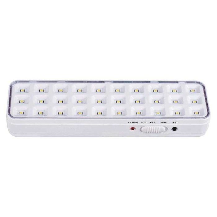 Компактний аварійний світлодіодний світильник LED-30 акумуляторний