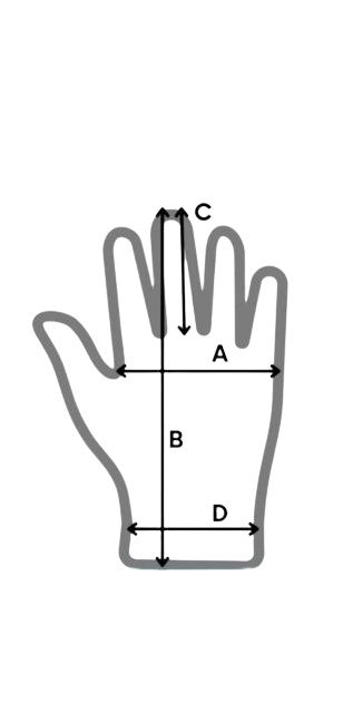 Ocieplane Rękawice męskie z regulacją w nadgarstku K