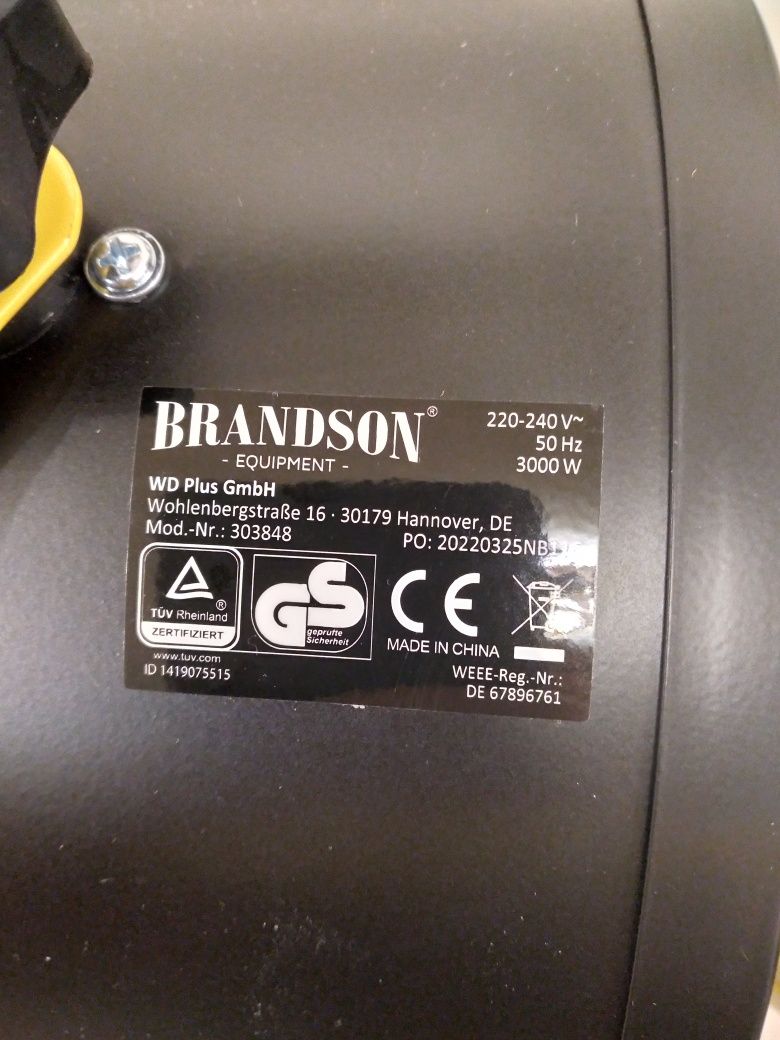 Промышленный обогреватель  Brandson 3000 W