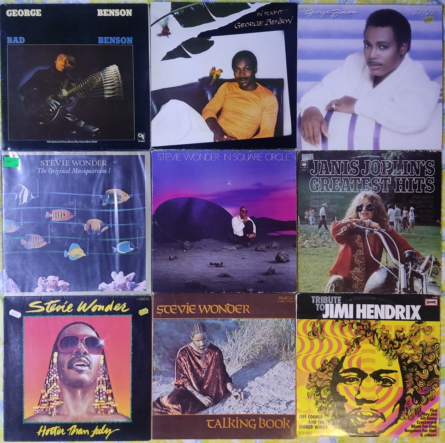 Stevie Wonder,George Benson,Janis Joplin's,Tribute to Jimi Hendrix.