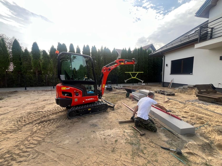 USŁUGI MINIKOPARKĄ- kompleksowe roboty budowlane