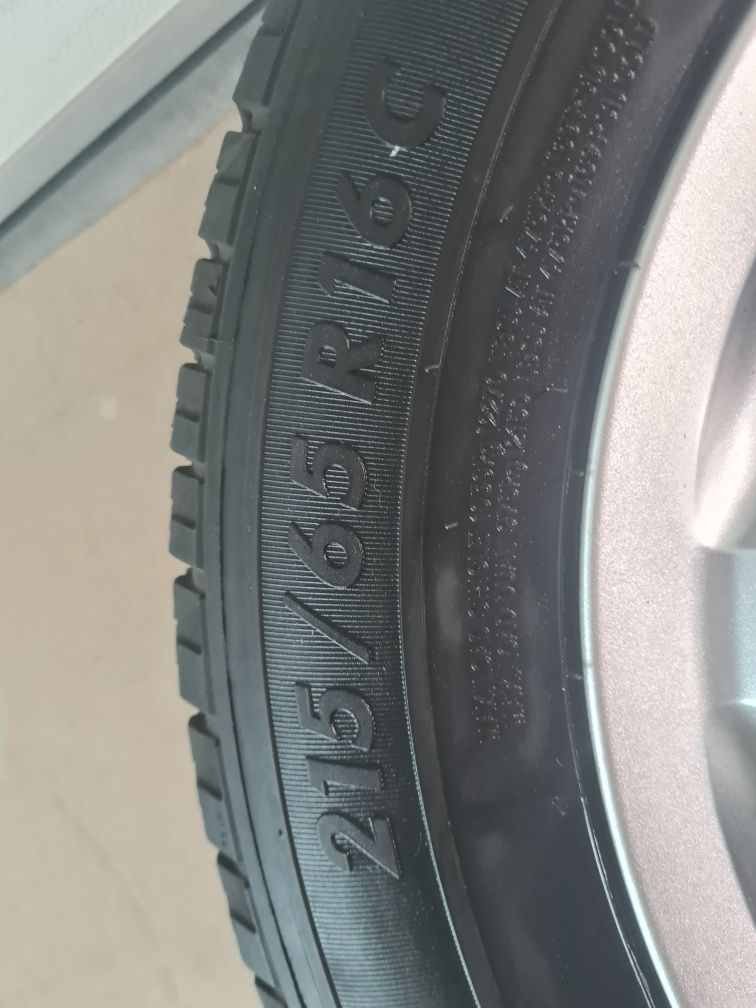 Aluminiowe felgi 16 + nowe opony letnie   t5 caravelle, multivan