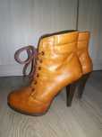 Skorzane buty botki Rylko 38