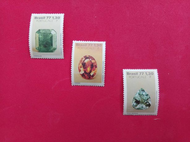 Série de selos do Brasil.