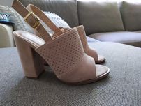 Buty zamszowe wkładka skórzana