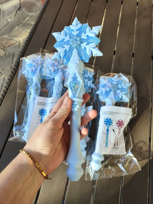 Чарівна паличка Сніжинка музична