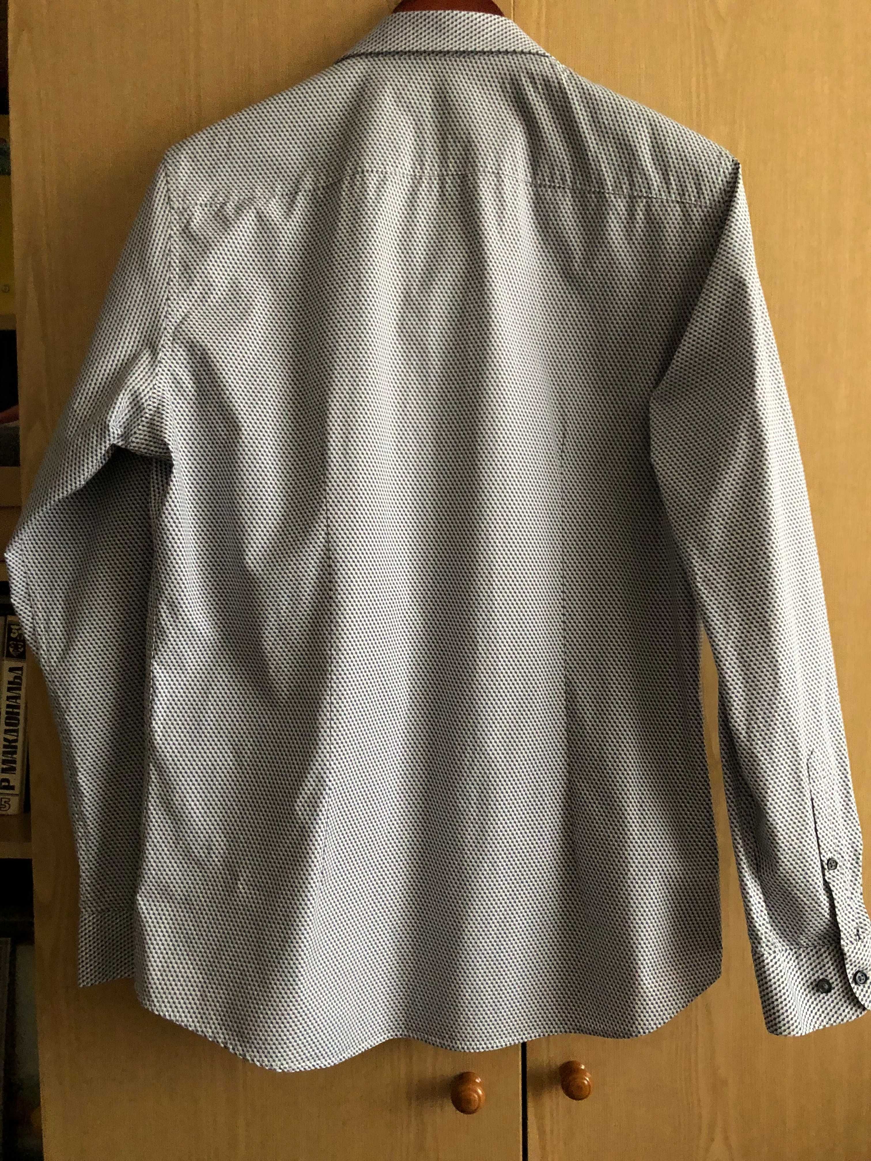 Рубашка чоловіча Angelo Litrico slim fit розмір М