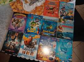 Bajki filmy dla dzieci na DVD duży zestaw 10 sztuk m.in. żółwik summy