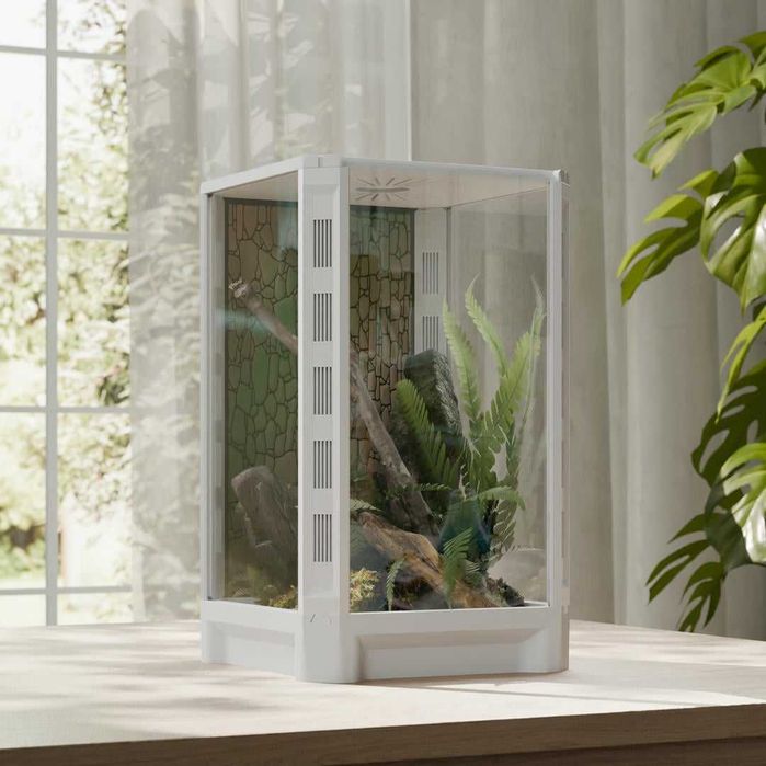 Terrarium 15x15x25 Białe Dla Ptasznika, Modliszki, Małego Gekona itp