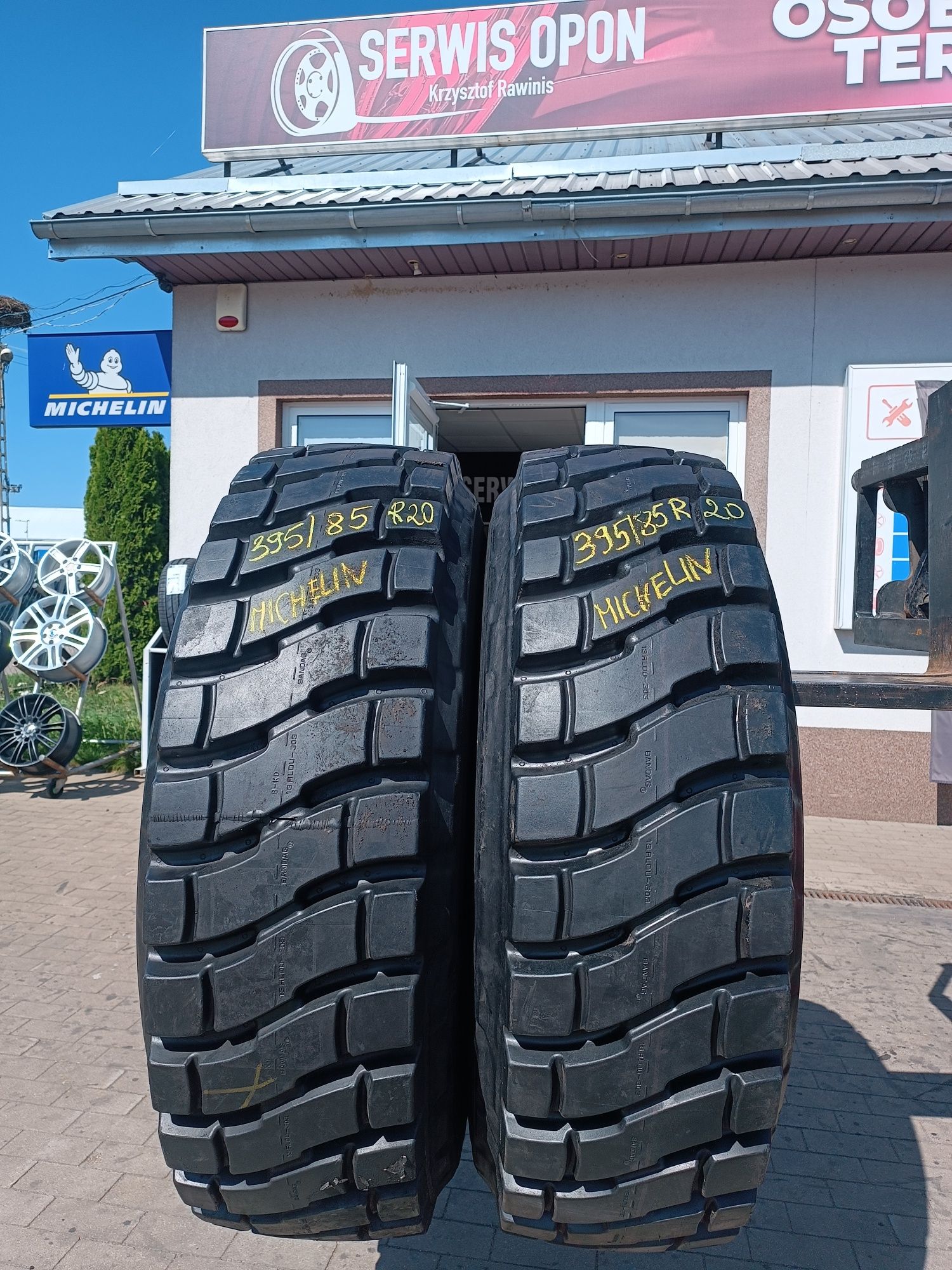 395/85R20 MICHELIN X XZL Radial Regroovable