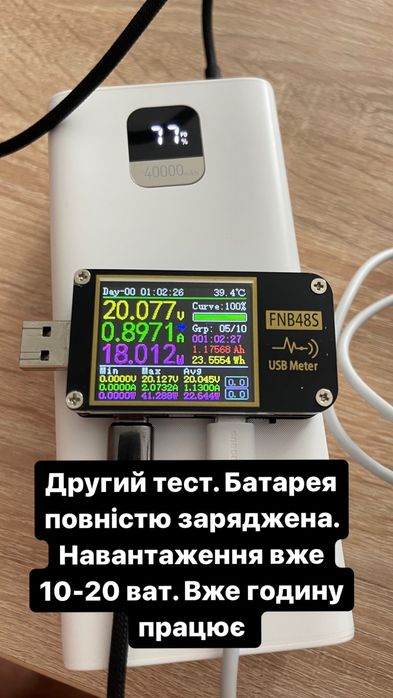 Потужний павербанк для ноутбука Proove Giant 40000 mAh 100w пруве