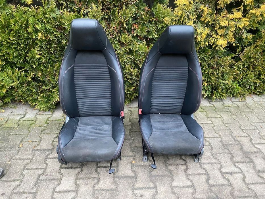 MERCEDES 176 cla 117 gla 156 amg fotel przedni prawy lewy skora alcantara