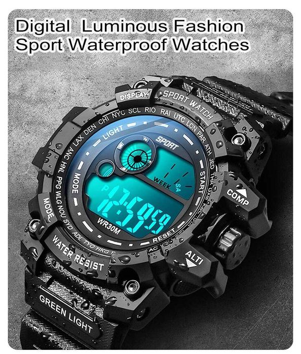 Часы наручные тактические военные спортивные SKMEI SMAEL