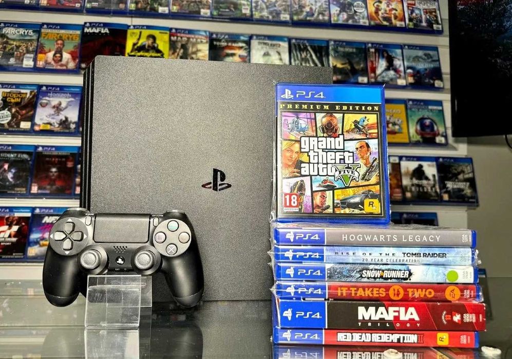 Стан 10/10 Ігрова Приставка Sony playstation 4 pro 1000Гб