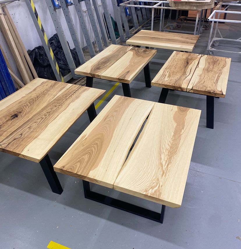Ławy lite drewno loftowe jesion rustic do wyboru od reki