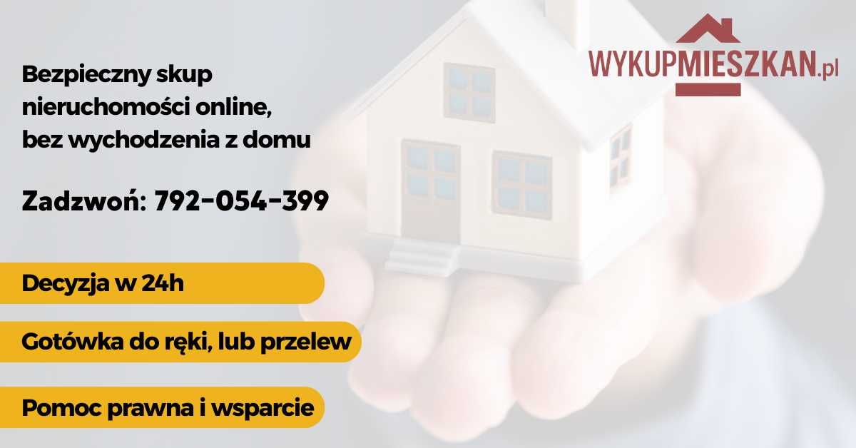 Profesjonalny skup nieruchomości!! Cała Polska!! WykupMieszkan.pl