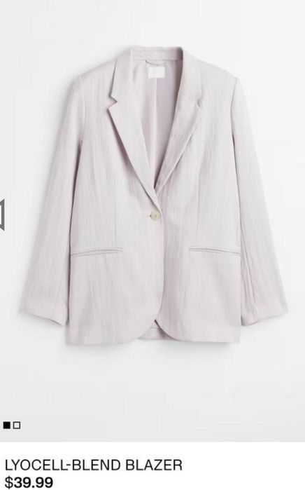 Блейзер на один гудзик h&m, жакет, піджак