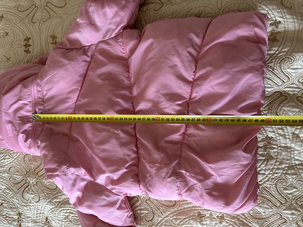 Рожева дитяча куртка осінь/зима (Б/В) Zara girls Outerwear Size 8