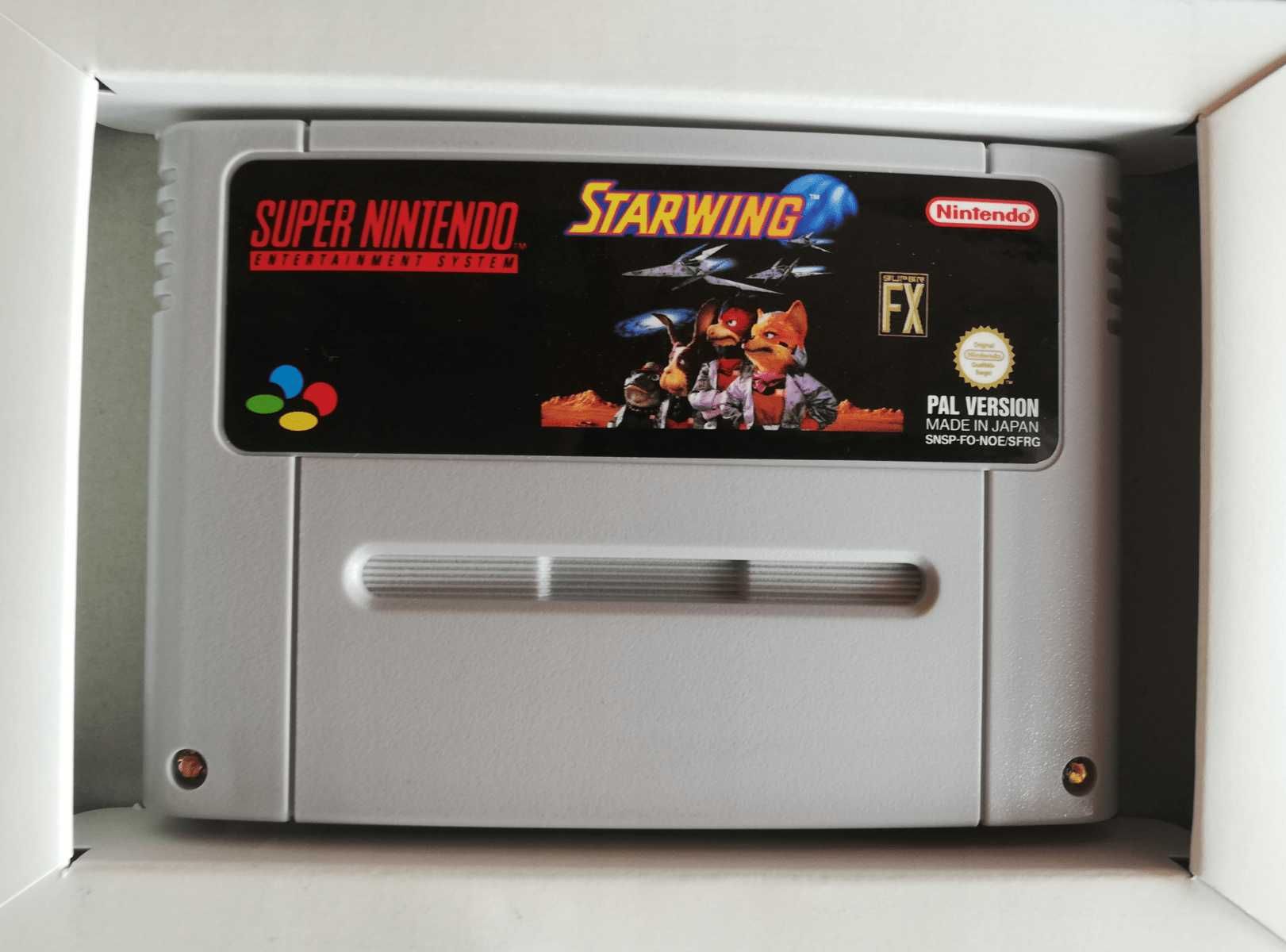 Star Fox (Starwing) PAL na Super Nintendo SNES komplet 3xA! plakat bdb