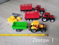 Mini zabawki rolniczo-budowlane