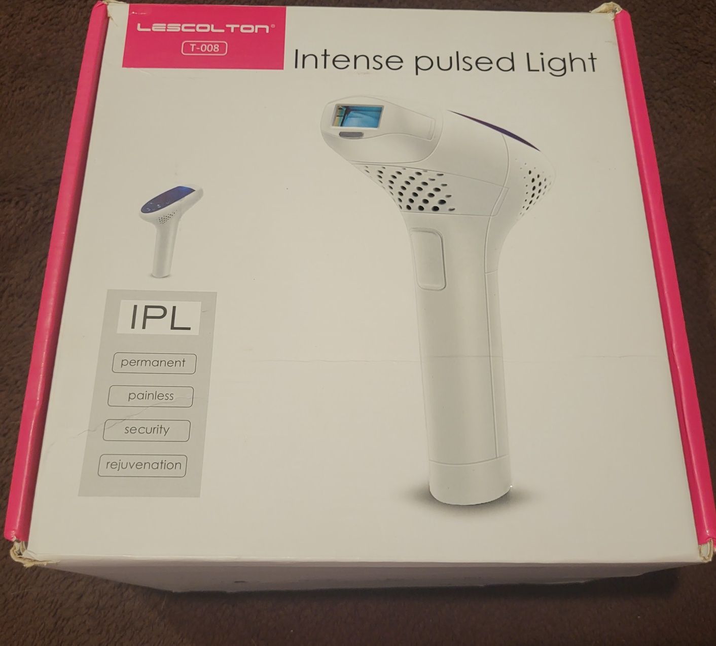 Intense pulsed light IPL, laser, depilacja