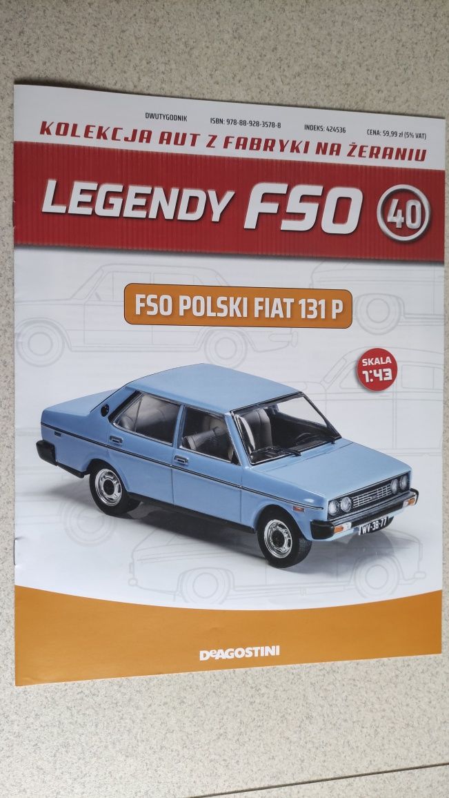 LEGENDY FSO DeAgostini same gazetki nr 33-44