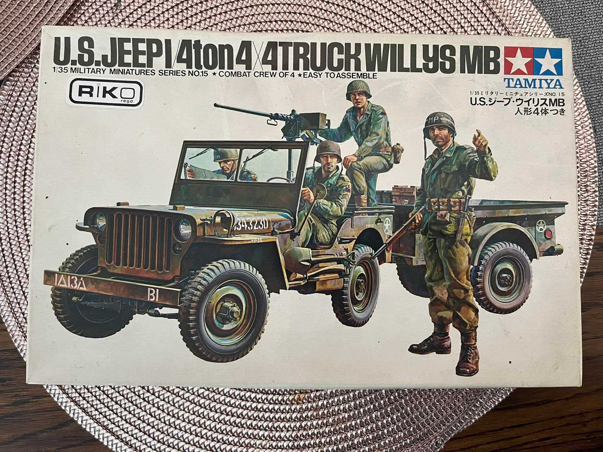 Model wojskowy Tamiya U.S. JEEPI 4Ton4