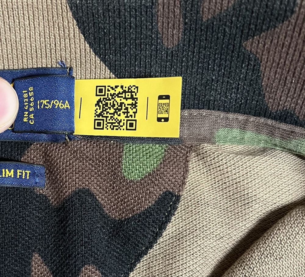 Ralph Lauren Ss Camo Polo slim fit