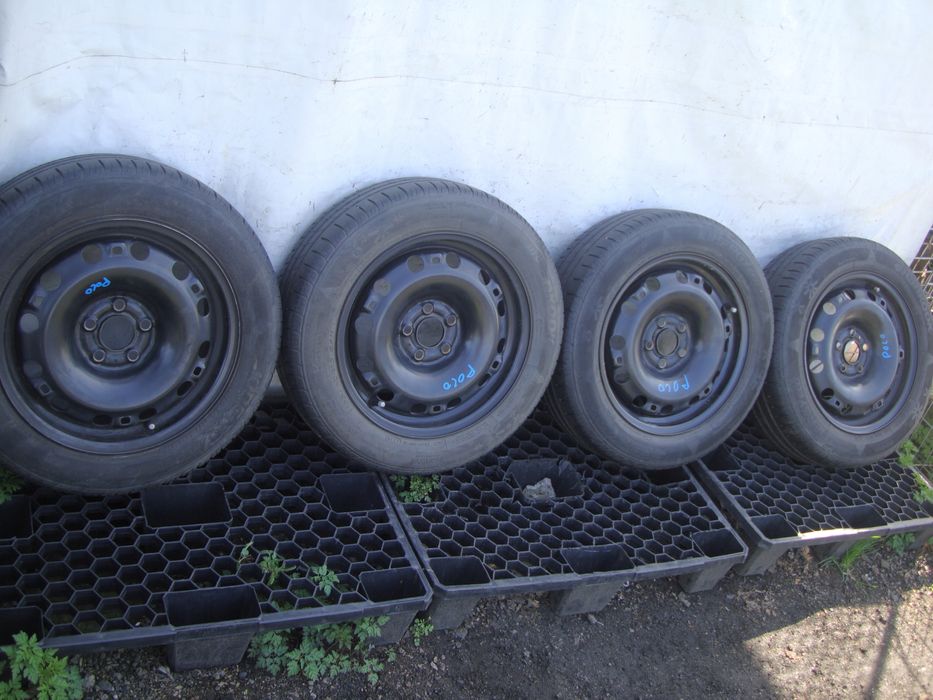 koła felgi z oponami 5x100 et38 hankok 185/65r15 polo 09-17 fabia iii
