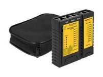 Delock 86107 Tester przewodów / Kabli LAN RJ45 / RJ12 / PoE