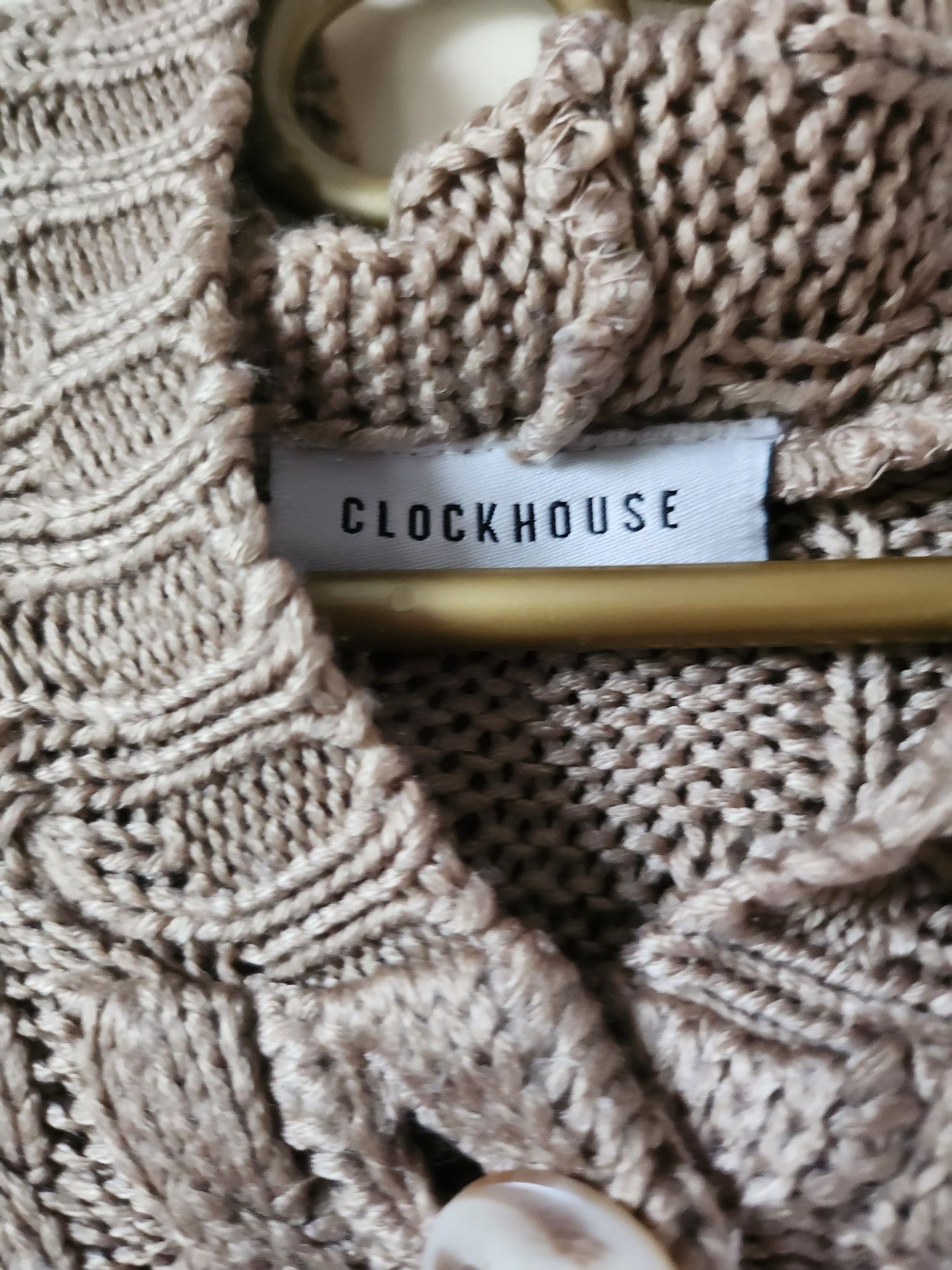 Sweter długi z kapturem Clockhouse s/m