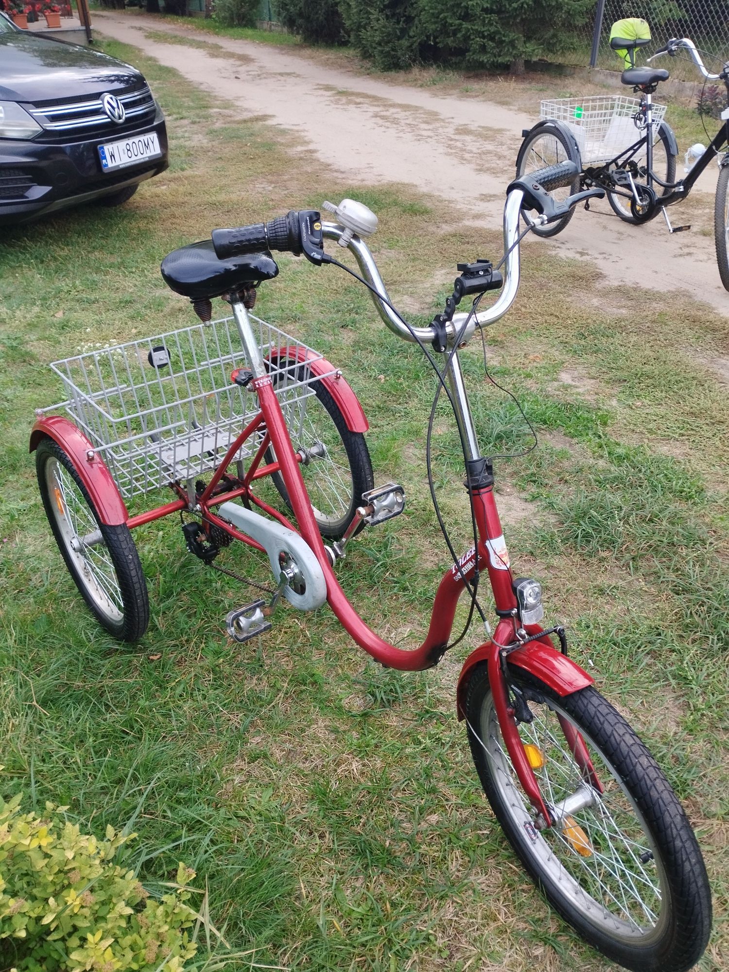 Rover trzykołowy trajka