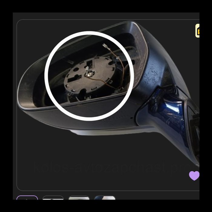 Сузукі сх 4 2013-2019, моторчик водійського дзеркала