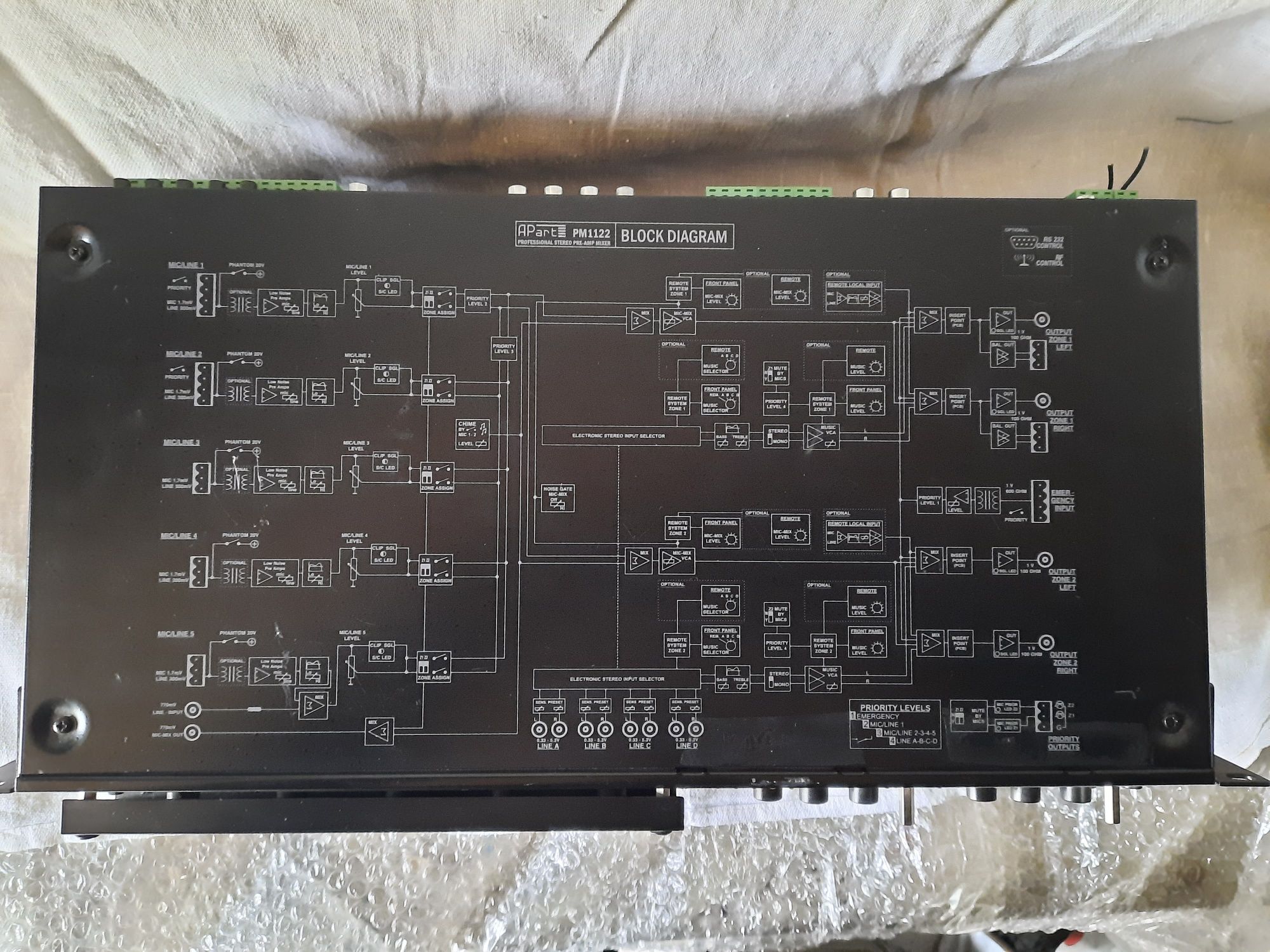 Микширующий усилитель мощности Apart PM1122