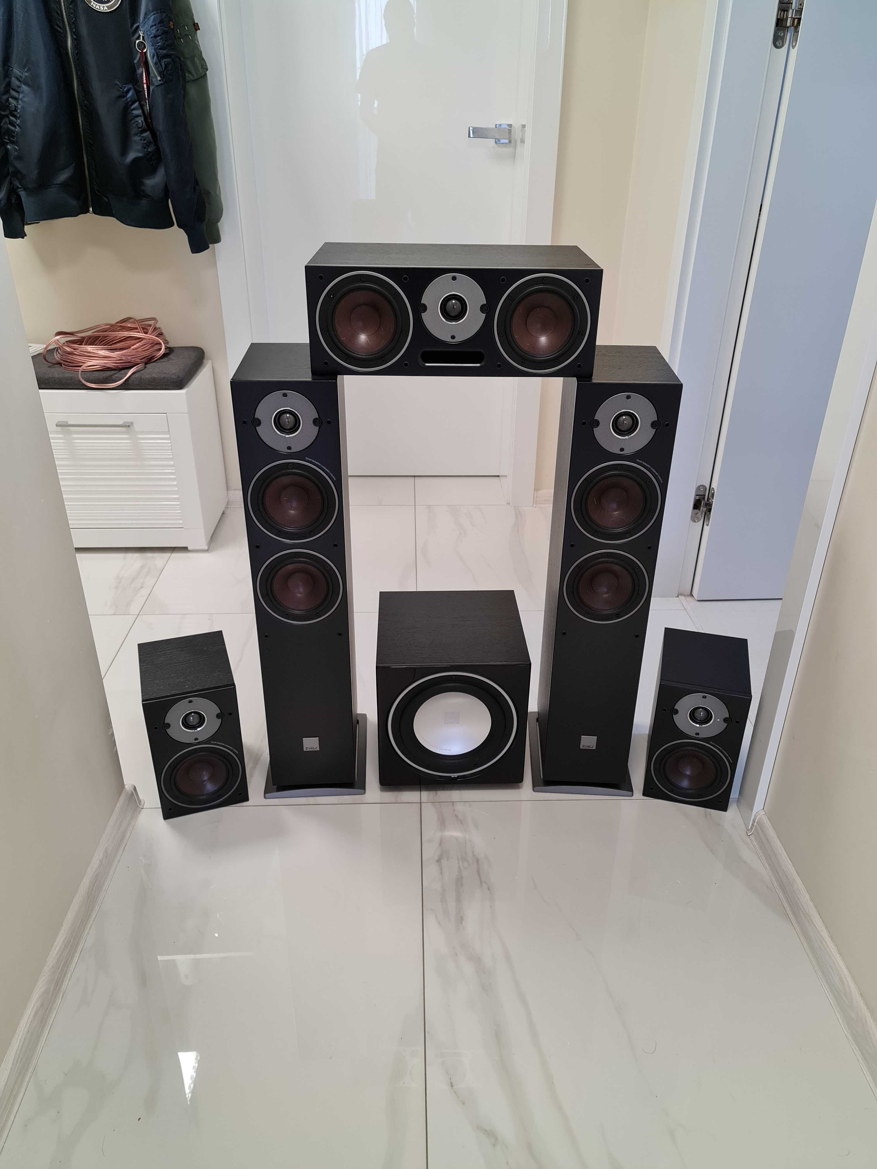 Zestaw Kina Domowego Dali Oberon 5. 1 + Vokal + Dali Zensor SUB E-9F