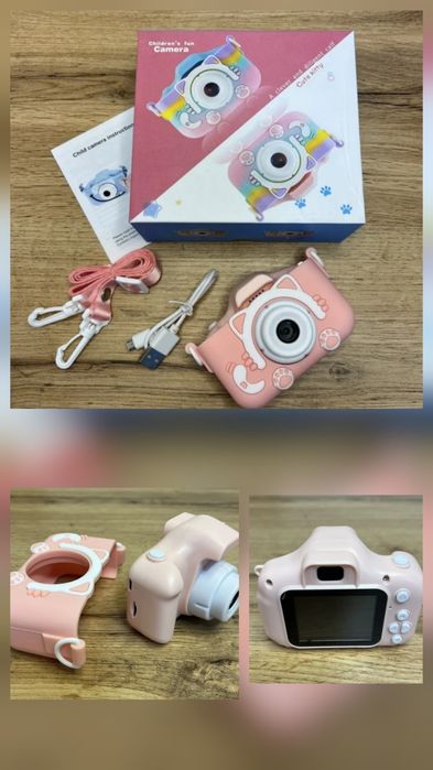Дитячий фотоапарат повна комплектація миттєвого друку.