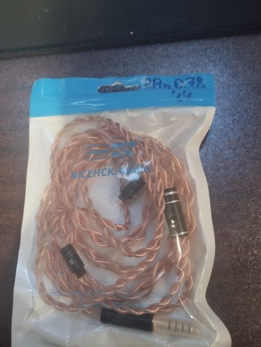 NiceHCK 2pin 0.78  4.4 balanced медь