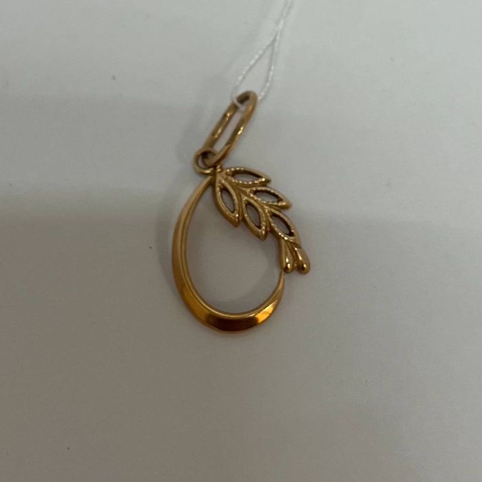 Золотая подвеска 0.9 грамм 583 СССР золотой кулон золота підвіска СРСР