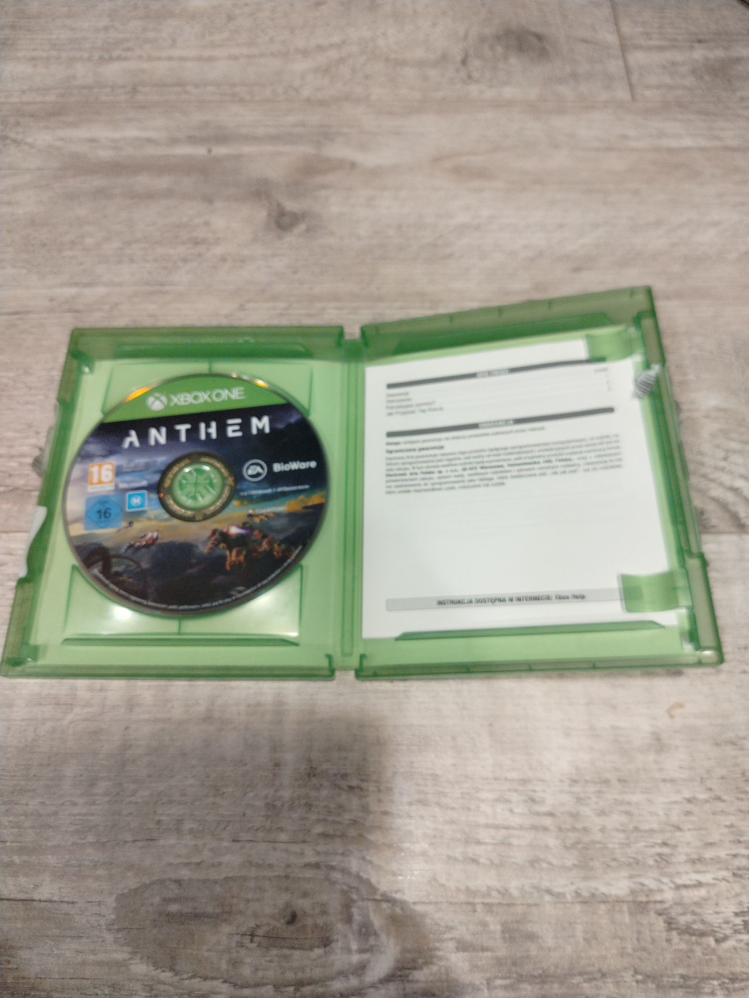 Gra anthem Xbox one