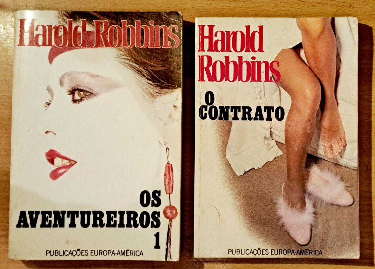 Lote de dois livros de Harold Robbins